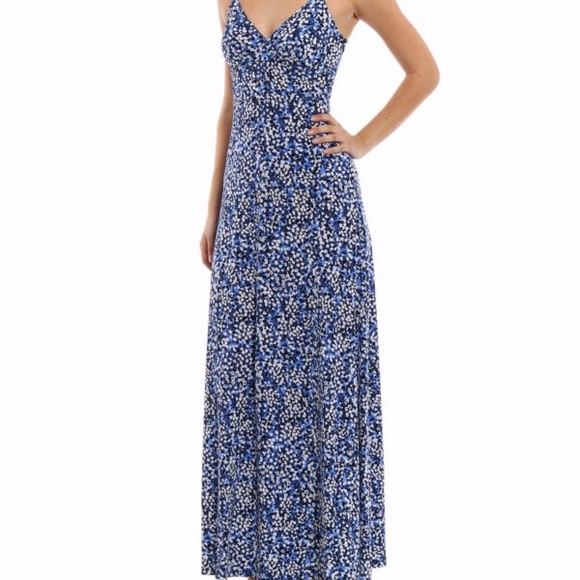 Michael Kors Dresses & Skirts - Michael Kors Floral print sleeveless maxi dress size 4